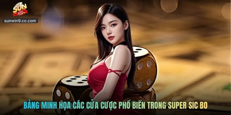 Super Sic Bo - Trải Nghiệm Xúc Xắc Hiện Đại Đầy Cuốn Hút 2 Bảng Minh Họa Các Cửa Cược Phổ Biến Trong Super Sic Bo