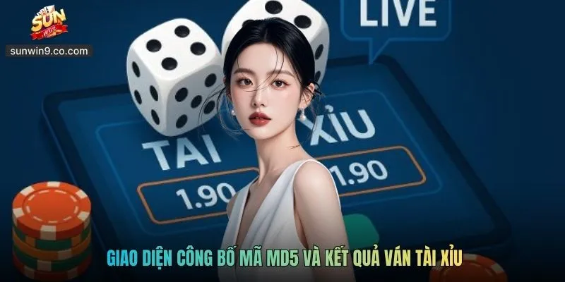 Tài Xỉu Md5 Sunwin - Đỉnh Cao Game Đỏ Đen Xanh Chín 2026 1 Giao Diện Công Bố Mã Md5 Và Kết Quả Ván Tài Xỉu